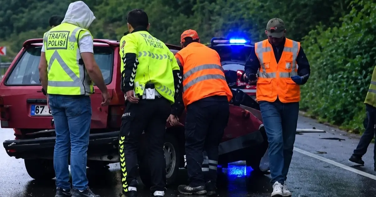 Kozlu’da yağış kazayı beraberinde getirdi!