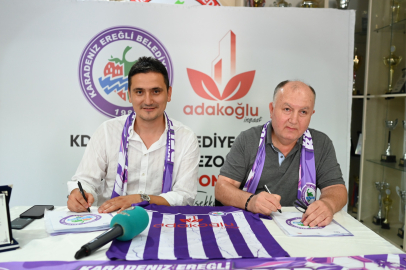 KDZ. EREĞLİ BELEDİYESPOR’DAN SPONSORLUK HAMLESİ: ADAKOĞLU İNŞAAT ANA SPONSOR OLDU