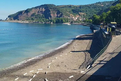 KDZ.EREĞLİ'DE DENİZE GİRMEK YASAKLANDI!...