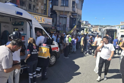 Kdz.Ereğli'de Motosiklet yayaya çarptı: 2 yaralı