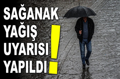 Sağanak Yağış Uyarısı!...