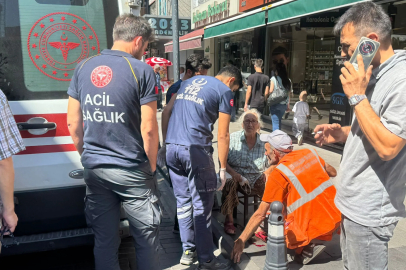 Bir anda yere yığıldı!