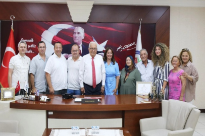 Avrupa Ereğlililer Derneği, Başkan Posbıyık'ı makamında ziyaret etti