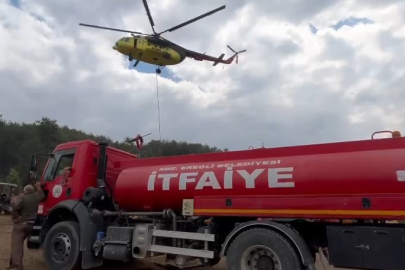KASTAMONU’DAKİ YANGINA GİDEN İTFAİYE ARACI KDZ. EREĞLİ’YE DÖNDÜ