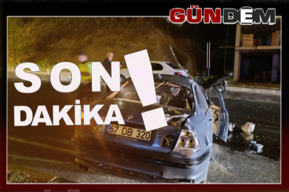 Kdz.Ereğli'de otomobil takla attı ...