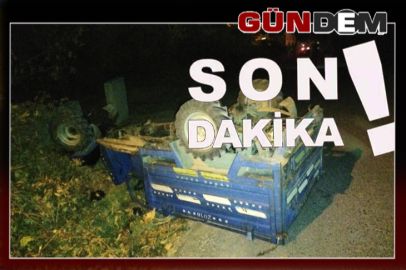 KDZ.EREĞLİ DE PAT PAT KAZASI: 1 YARALI