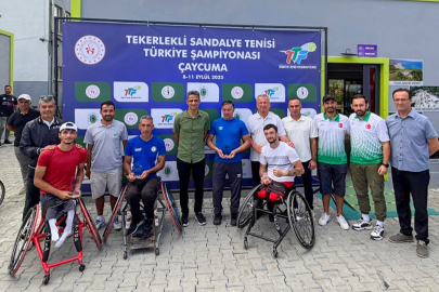 Tekerlekli Sandalye Tenis Türkiye Şampiyonası'nın Ödül Töreni Gerçekleştirildi