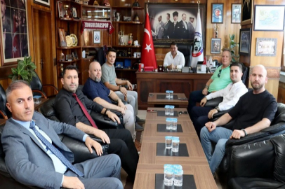 Hakemlerden Hakan Yeşil'e ziyaret ...