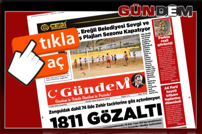 17 EYLÜL 2025 ÇARŞAMBA GÜNDEM GAZETESİ