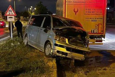 Alkollü Sürücü Dehşeti Ağaçlara Çarptı!