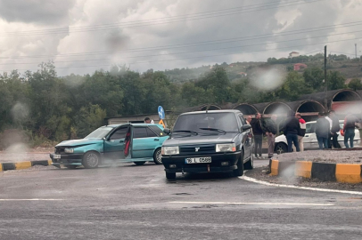 Akıllı kavşakta trafik kazası!