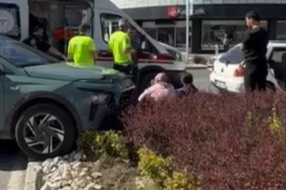 Otomobiller çarpıştı: 1 kişi yaralı