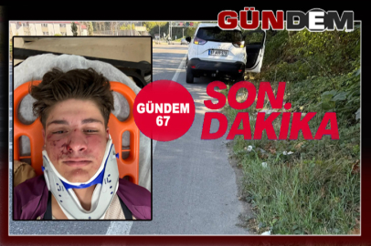 Magandalar gençleri darp ettiler ...