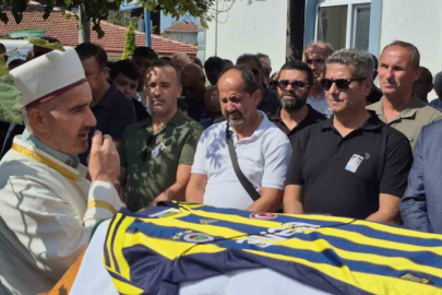 Okul çalışanı Murat Bülbül dualarla son yolculuğuna uğurlandı