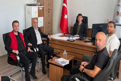Zafer Can ziyaret ederek görüş alışverişinde bulundu