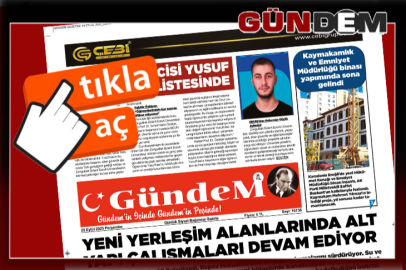 25 EYLÜL 2025 PERŞEMBE GÜNDEM GAZETESİ