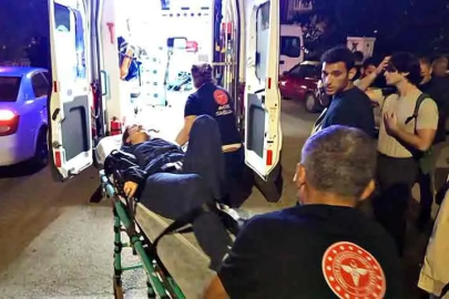 Çukura basan genç kız düşerek ayağını kırdı!