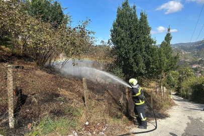 İki farklı mahallede çıkan yangın panik yarattı ...