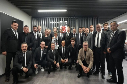 Başkan Tarkan Atik'ten, BJK Başkanı Serdal Adalı'nın misafiri oldu