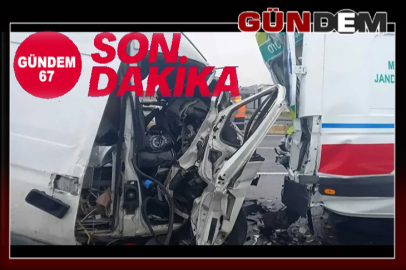 İki askerin şehit olduğu kazada Ereğlili 2 tır şoförü ağır yaralandı!