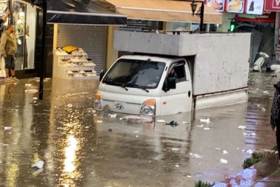 Kdz.Ereğli'de aniden bastıran yağmur zor anlar yaşattı