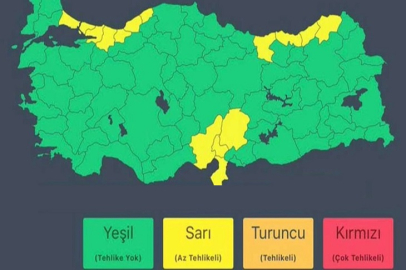 Zonguldak'a 'sarı kod' alarmı!