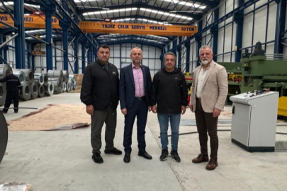 Arslan Keleş, Ereğli Yıldız Çelik’e hayırlı olsun ziyaretinde bulundu