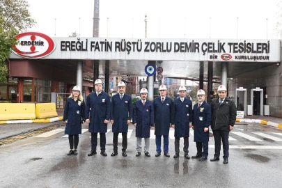 OYAK Başkanı Zekai Aksakallı, Erdemir'de...