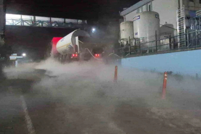 Sızan oksijen gazı paniğe neden oldu!