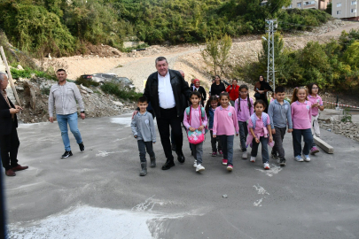 YOĞUN TALEP ALAN OKUL YOLU YAPILDI!
