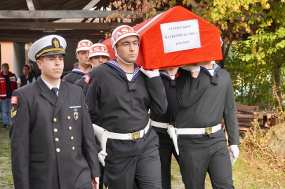 Kıbrıs Gazisi Hayrettin Kaşıkçı son yolculuğuna uğurlandı!