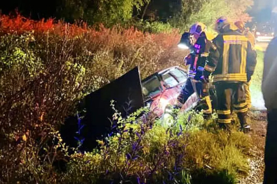 Hakimiyeti kaybedince kanala düştü!