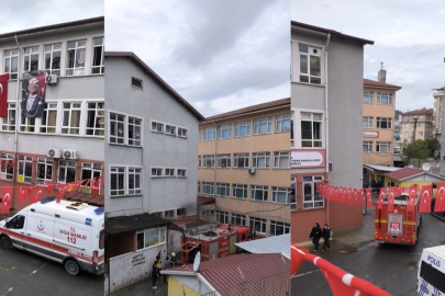 Lisede Yangın Paniği!