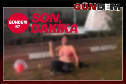 Belediye önünde hareketli dakikalar yaşandı!