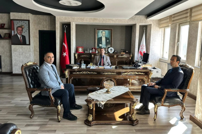 Yeni Başhekimden Kaymakam Yılmaz a ziyaret!