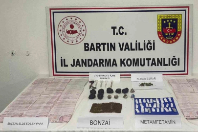 133 bin lira ve uyuşturucular ele geçirildi!