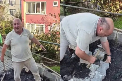 Belediye yapmadı; Muhtar kendi işini kendi yaptı!