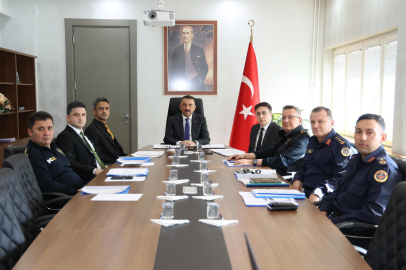 Asayiş zirvesi Çaycuma'da yapıldı!