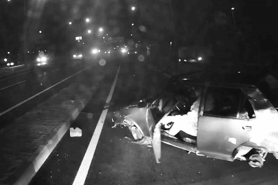 Sokak Hayvanı İçin Yapılan Manevra Kaza Getirdi!