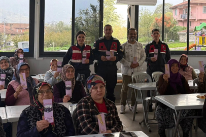 Jandarma köy köy bilgilendiriyor!