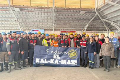 Kdz.Ereğli'de madenciler kadına şiddete karşı bilgilendirildi!