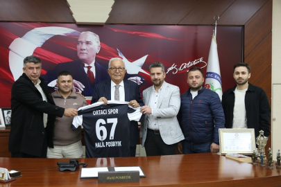 Ortacıspor’dan Başkan Posbıyık'a ziyaret!