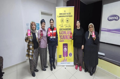 Jandarma, kadınlara güvenli yaşamın kapılarını anlattı!