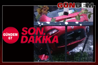 Otomobiliyle Apartman Boşluğuna Uçtu!