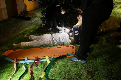 Genç kız 5. kattan düştü!