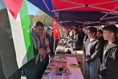 DÜZCE FİLİSTİN İÇİN TEK YÜREK OLDU