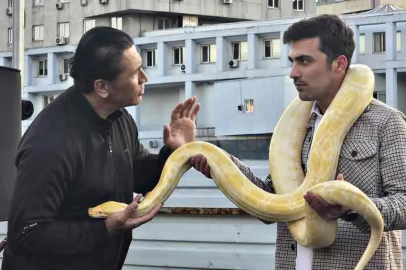 Yöresel Şenlikte Dev Yılan Sürprizi!