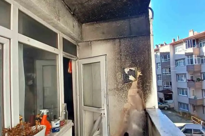 Pelet soba külü yangına neden oldu!