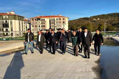 Vali Osman Hacıbektaşoğlu, Alparslan Deresi Köprüsünü inceledi