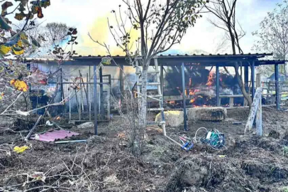 Çaycuma'da korkutan yangın!